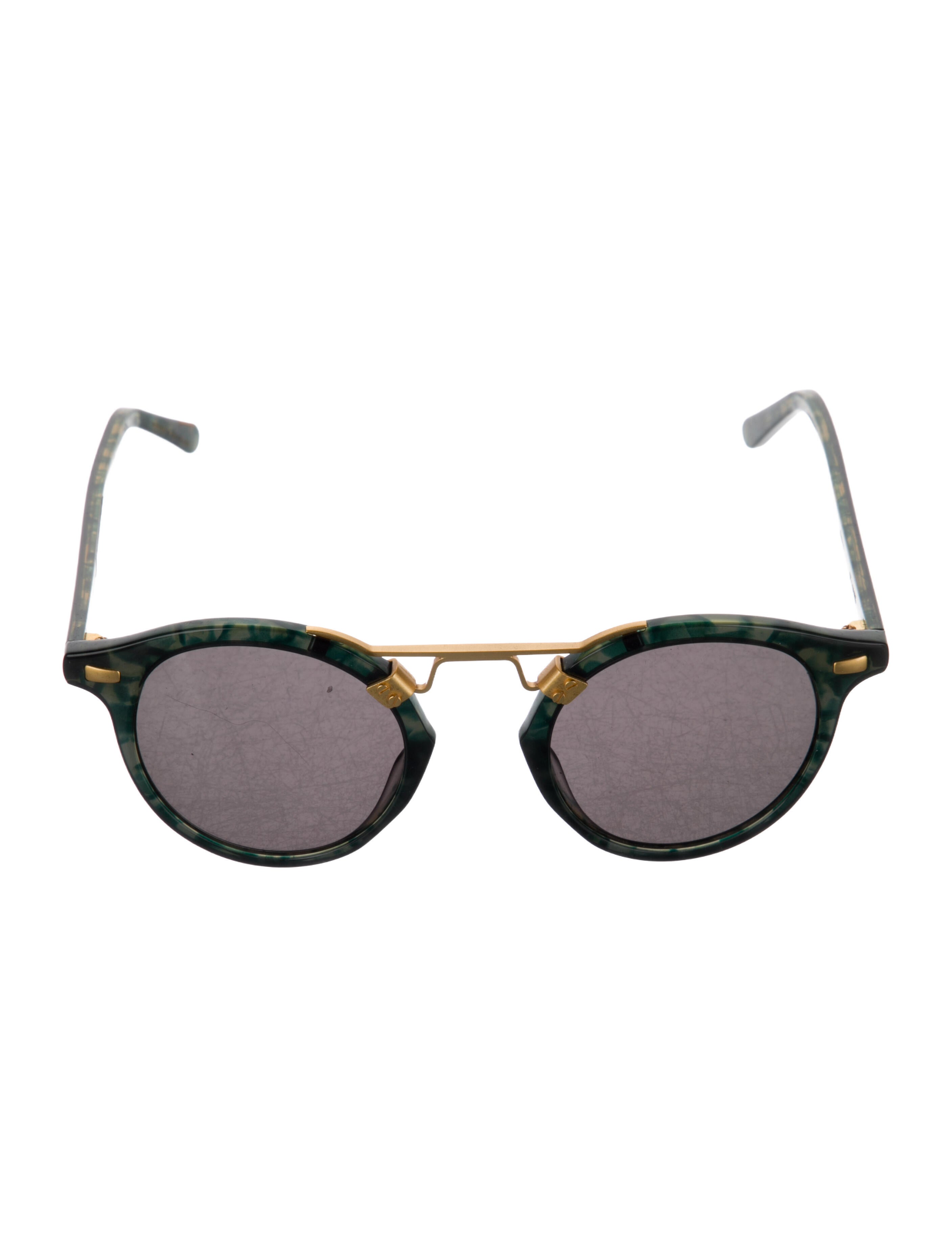 Krewe Aviator Tinted Sunglasses