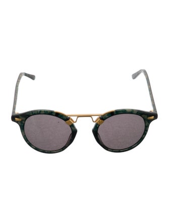 Krewe Aviator Tinted Sunglasses