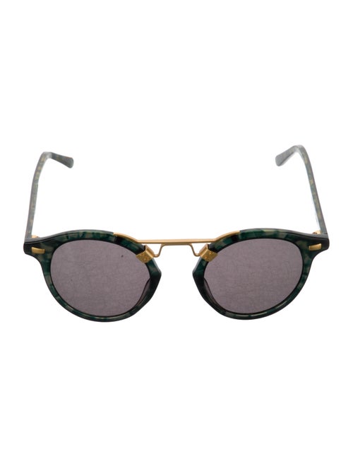 Krewe Aviator Tinted Sunglasses