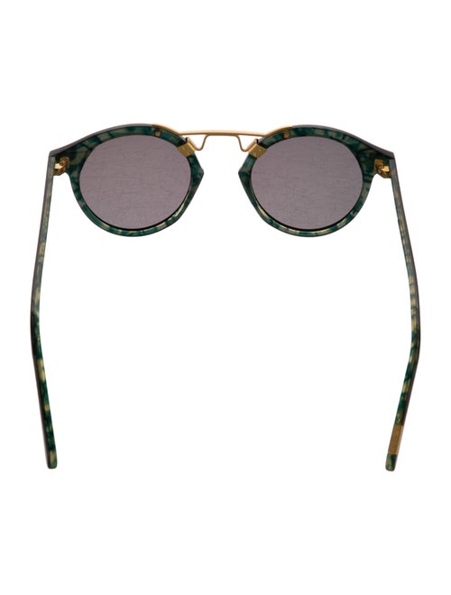 Krewe Aviator Tinted Sunglasses