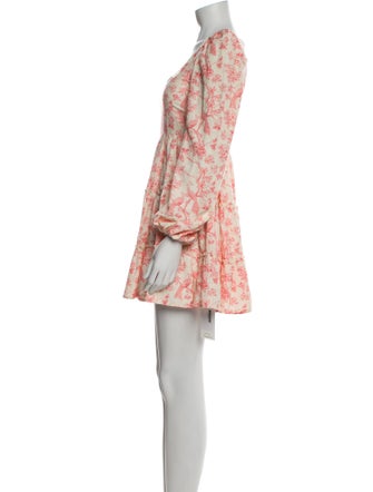 Krewe Floral Print Mini Dress