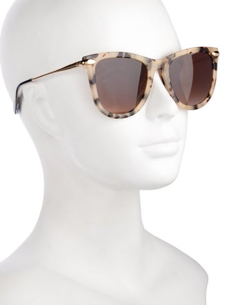 Krewe Cat-Eye Gradient Sunglasses