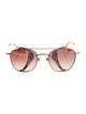 Krewe Aviator Mirrored Sunglasses