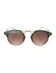 Krewe Round Tinted Sunglasses