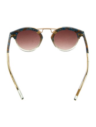 Krewe Round Tinted Sunglasses