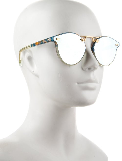 Krewe Round Tinted Sunglasses