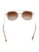 Krewe Square Gradient Sunglasses