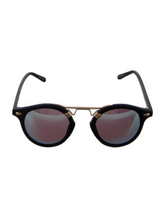 Krewe Wayfarer Mirrored Sunglasses