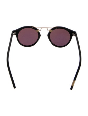 Krewe Wayfarer Mirrored Sunglasses