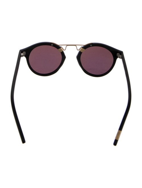 Krewe Wayfarer Mirrored Sunglasses