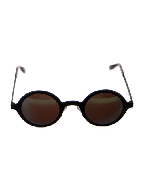Krewe Round Mirrored Sunglasses