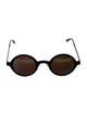 Krewe Round Mirrored Sunglasses