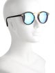 Krewe Round Mirrored Sunglasses