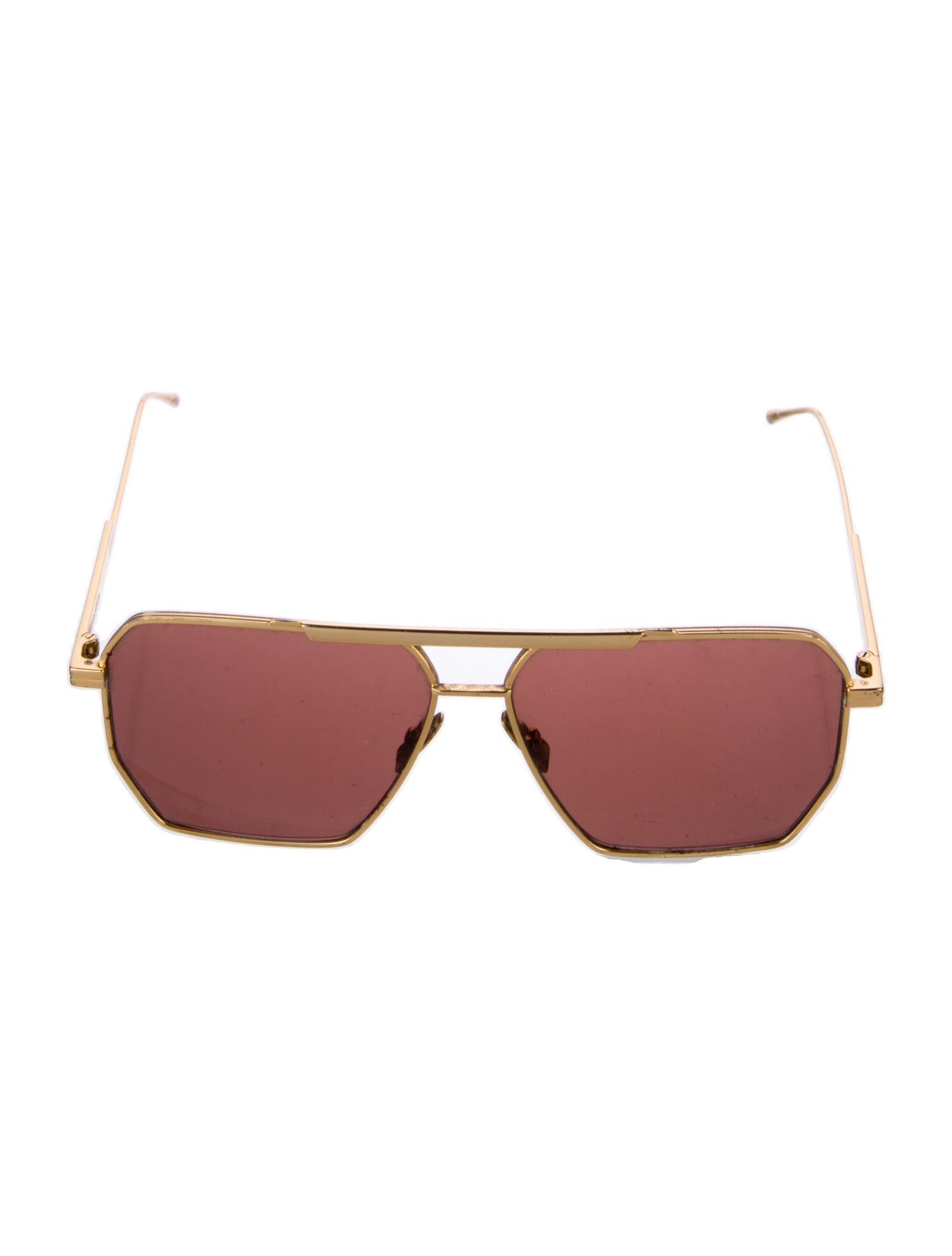 Bottega Veneta Aviator Tinted Sunglasses