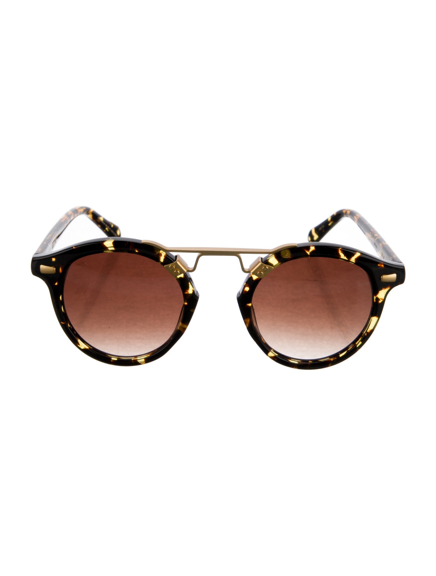 Krewe Round Gradient Sunglasses
