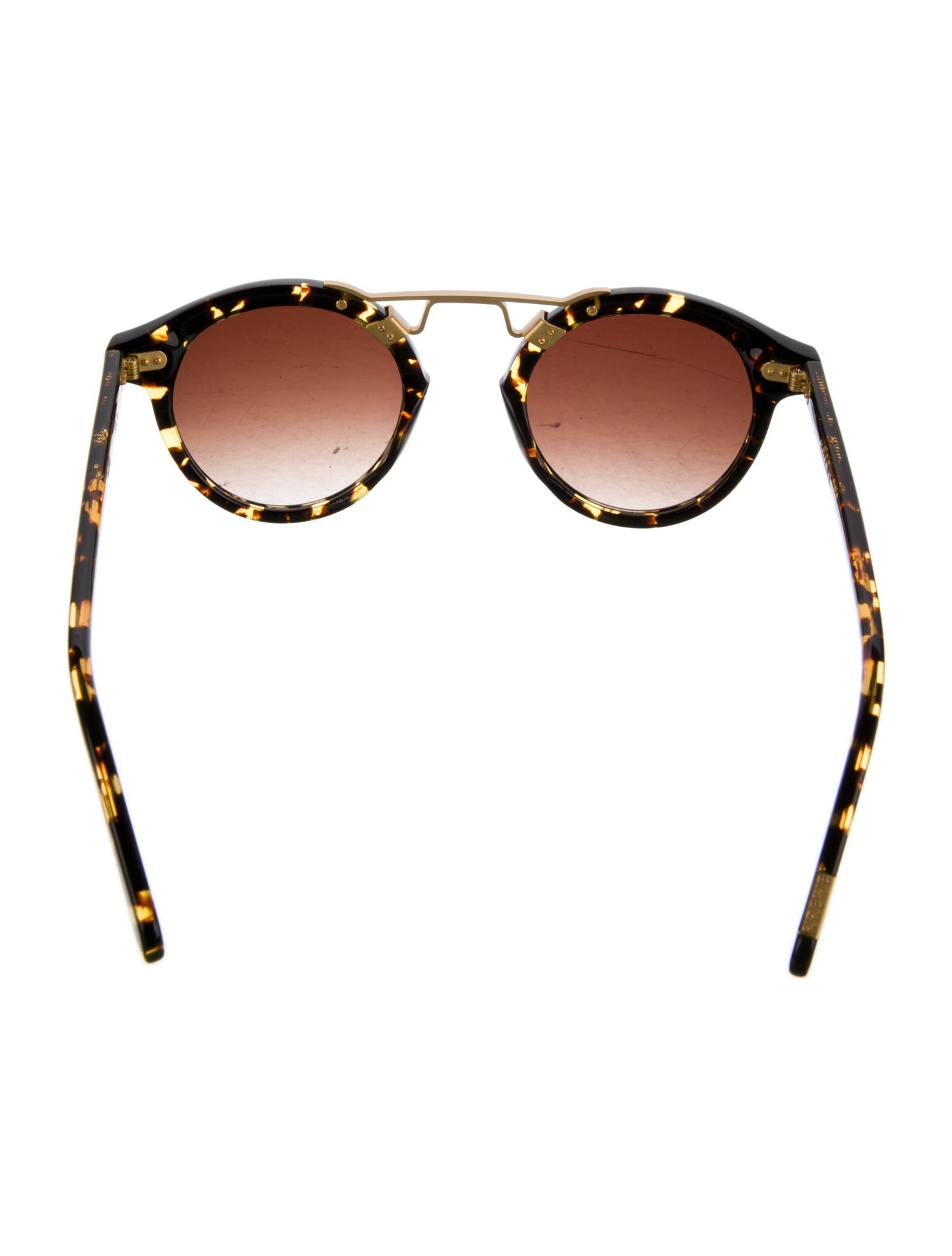 Krewe Round Gradient Sunglasses