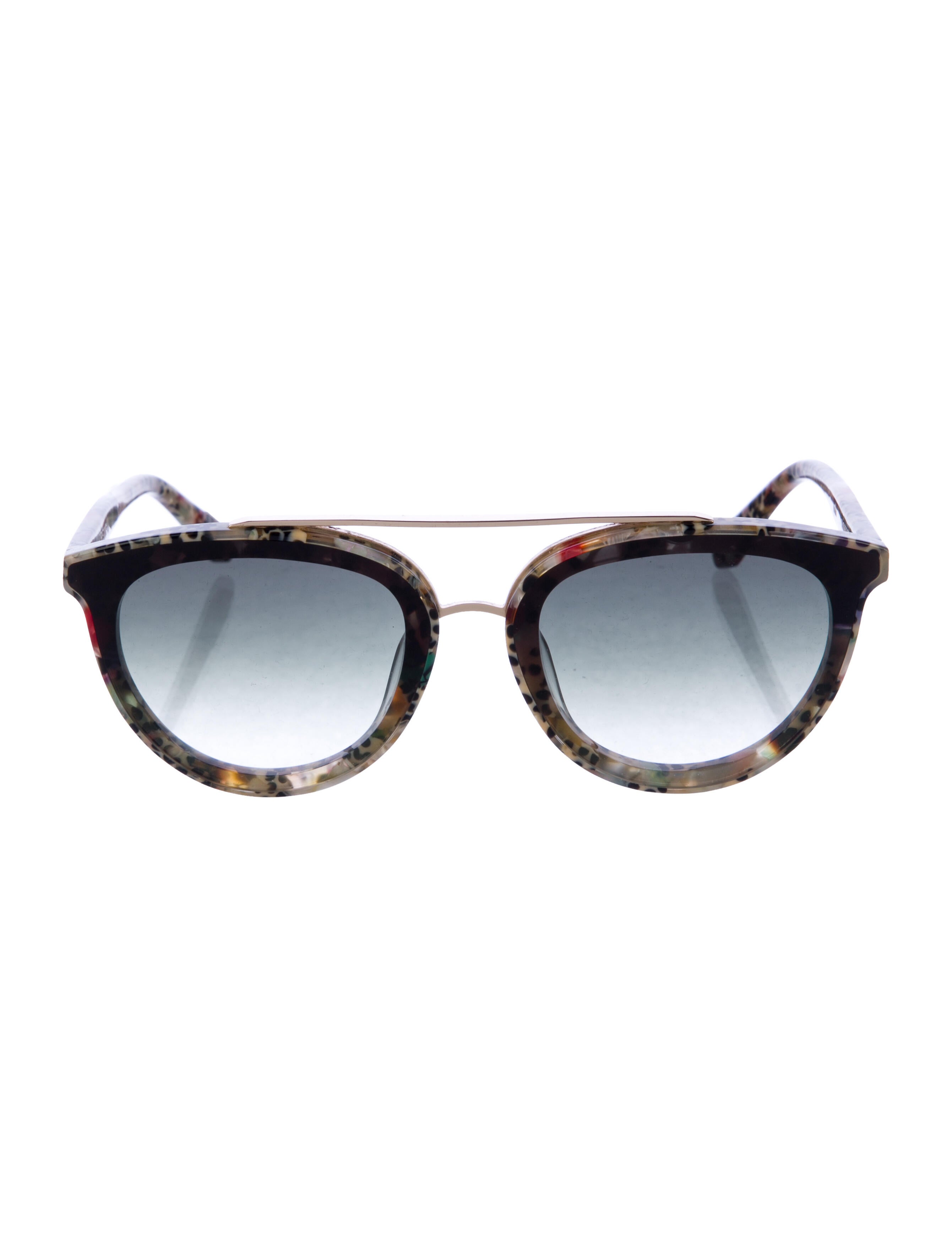 Krewe Aviator Gradient Sunglasses
