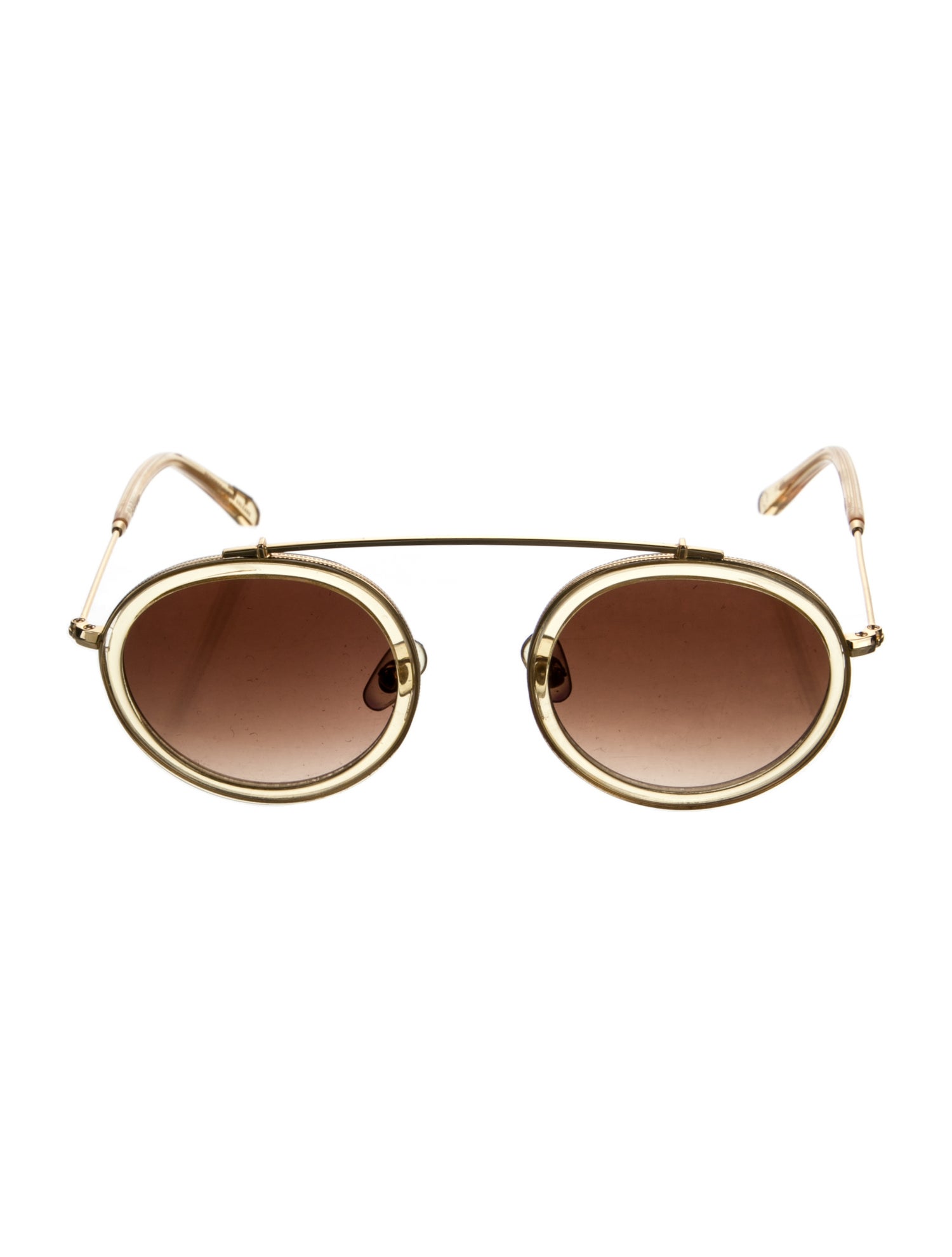 Krewe Round Gradient Sunglasses