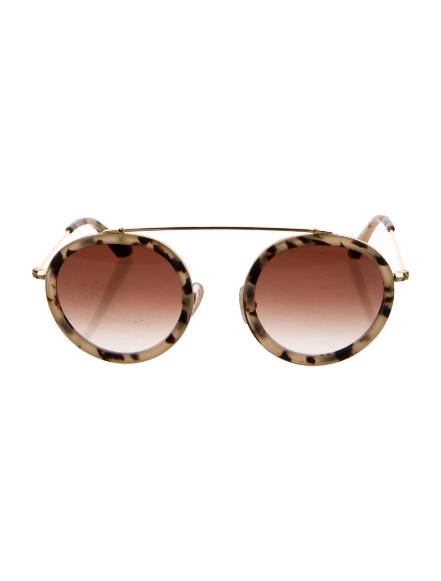 Krewe Round Gradient Sunglasses