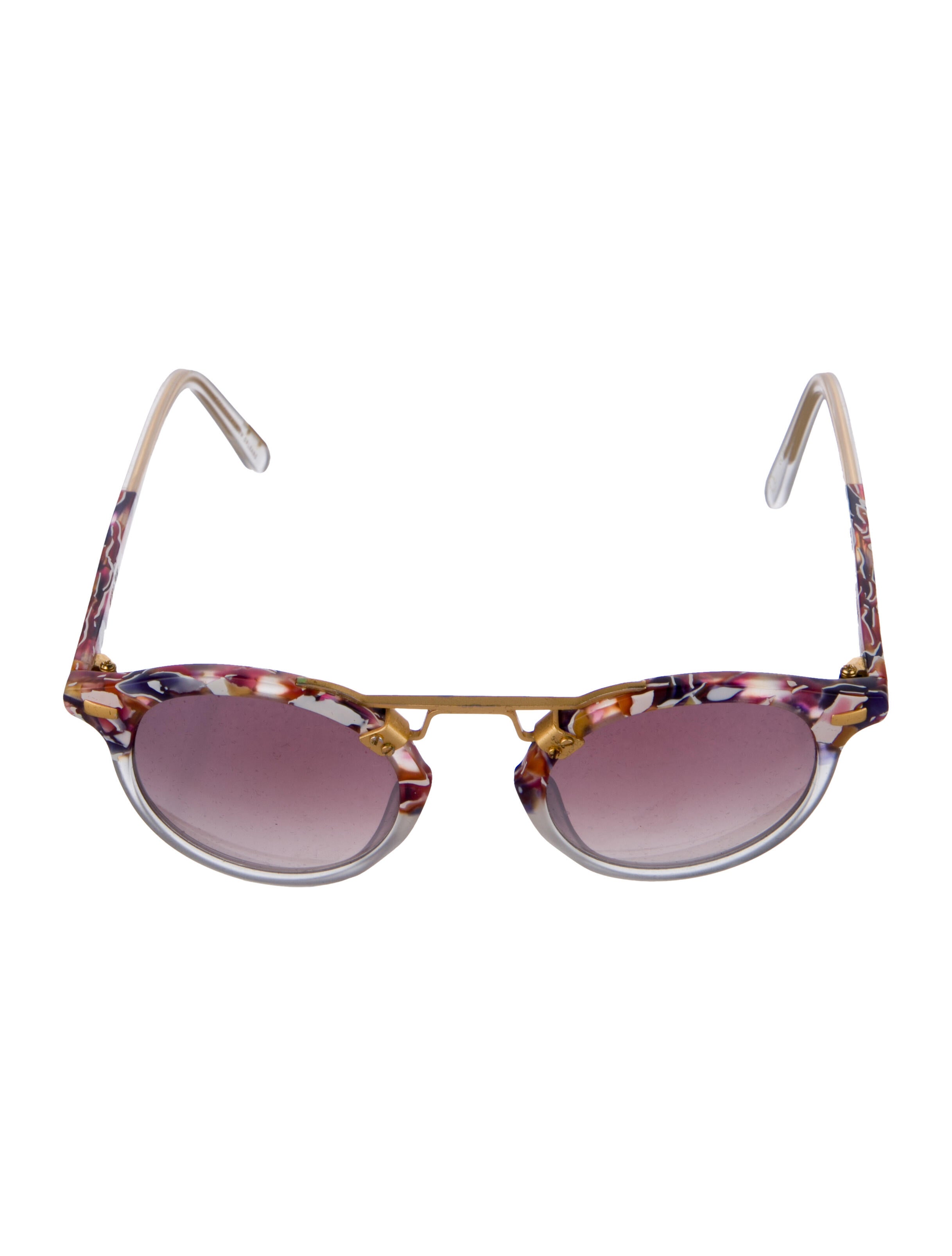 Krewe Round Gradient Sunglasses