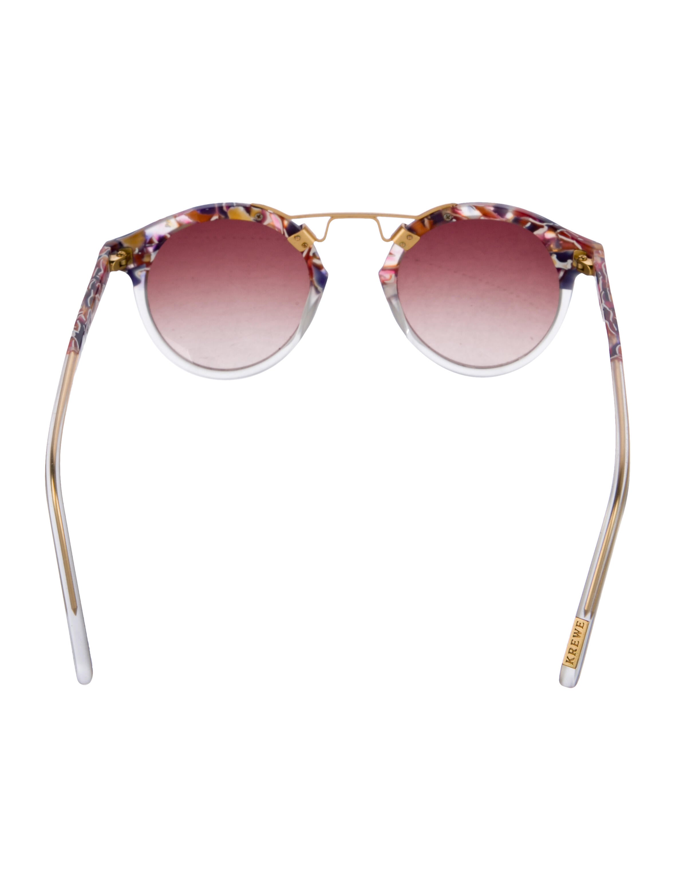 Krewe Round Gradient Sunglasses