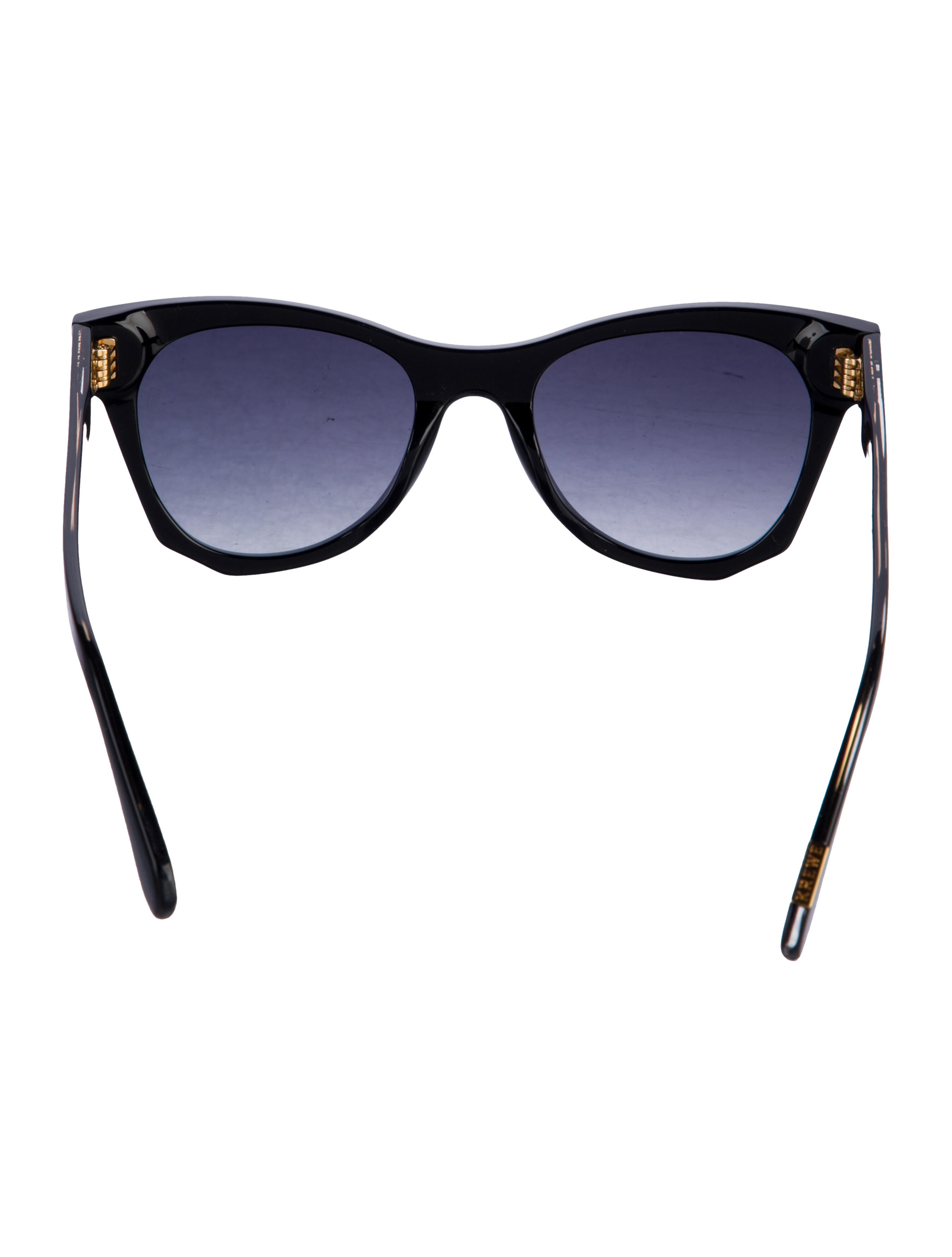 Krewe Aubrey Nylon Wayfarer Sunglasses
