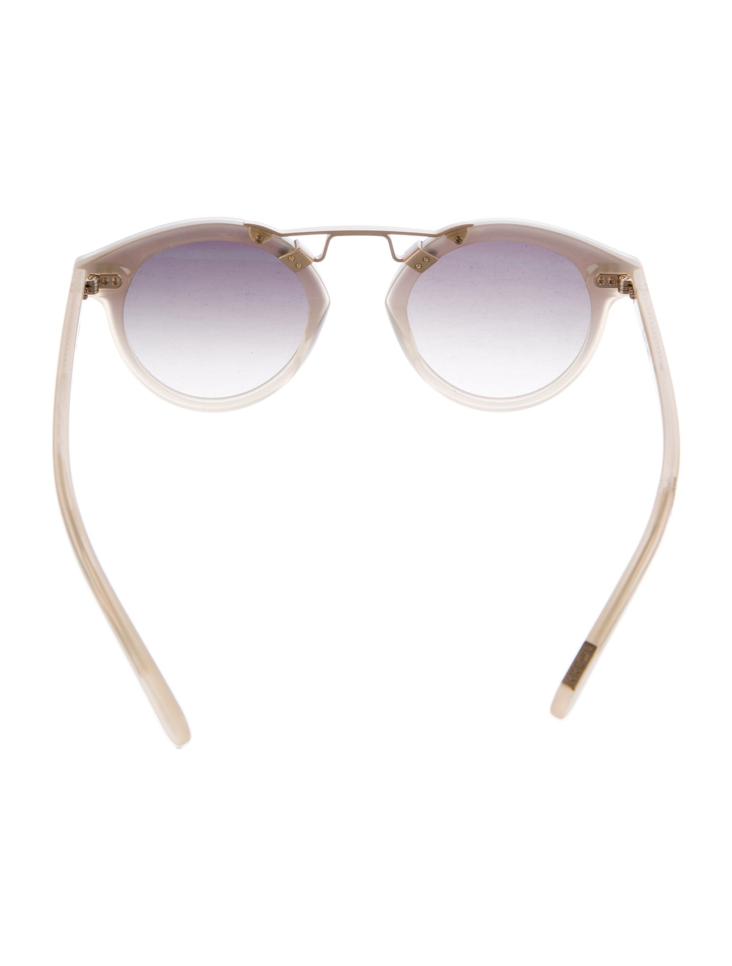 Krewe Round Mirrored Sunglasses
