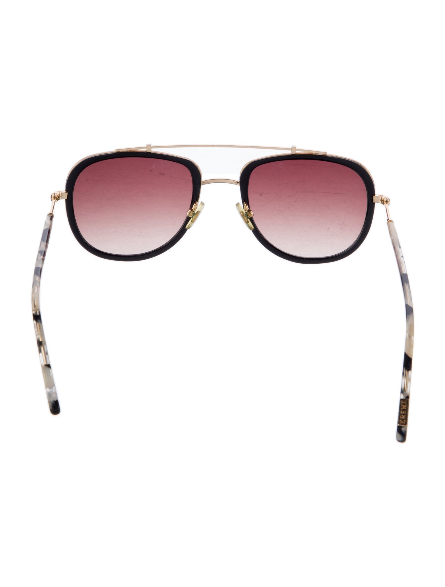 Krewe Aviator Gradient Sunglasses