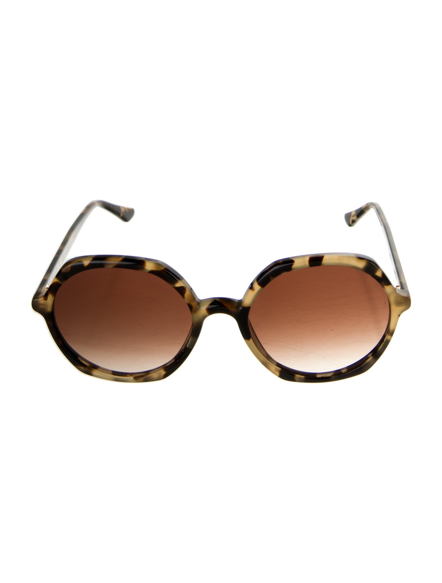 Krewe Round Gradient Sunglasses