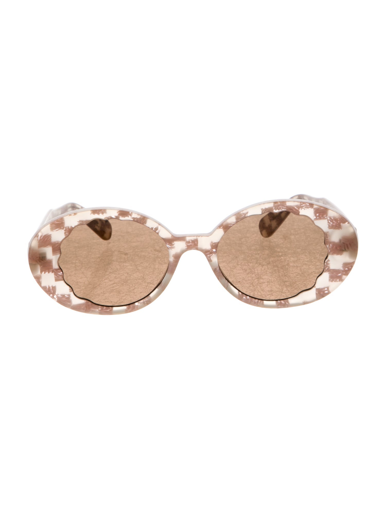 Krewe Round Tinted Sunglasses