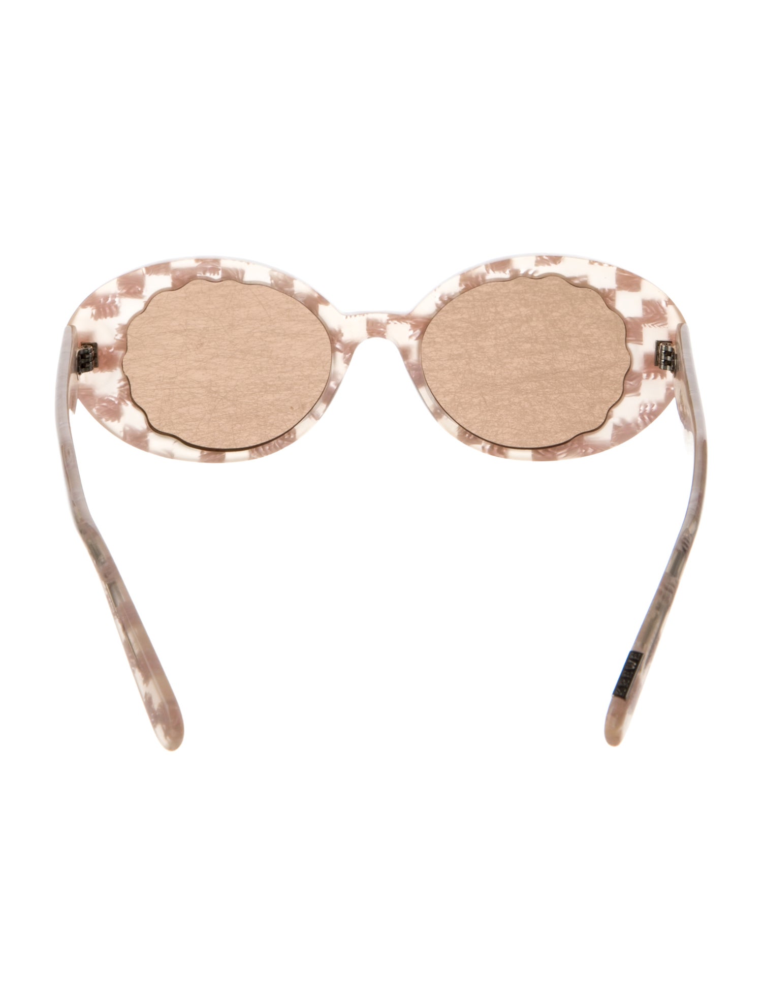 Krewe Round Tinted Sunglasses
