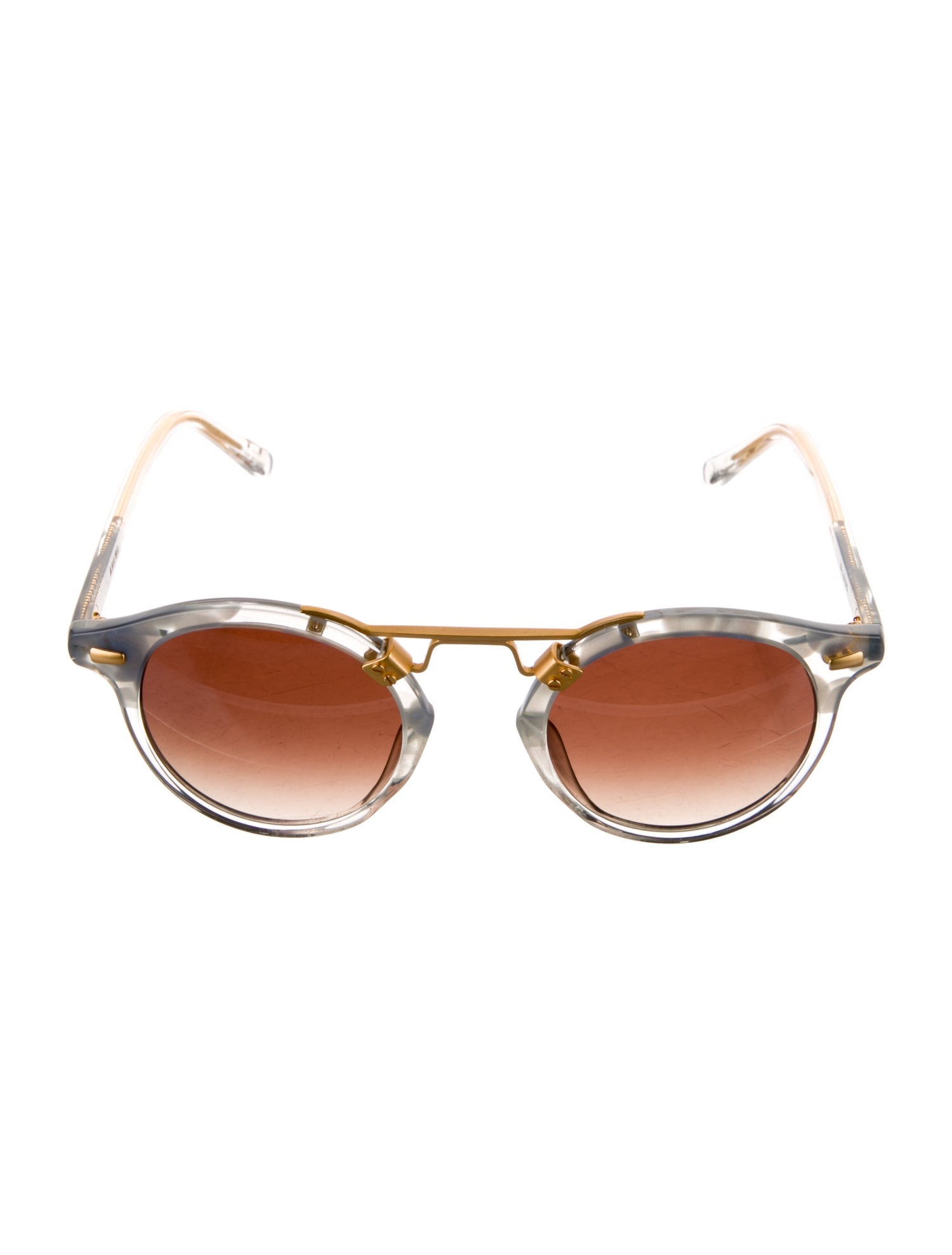 Krewe Round Gradient Sunglasses