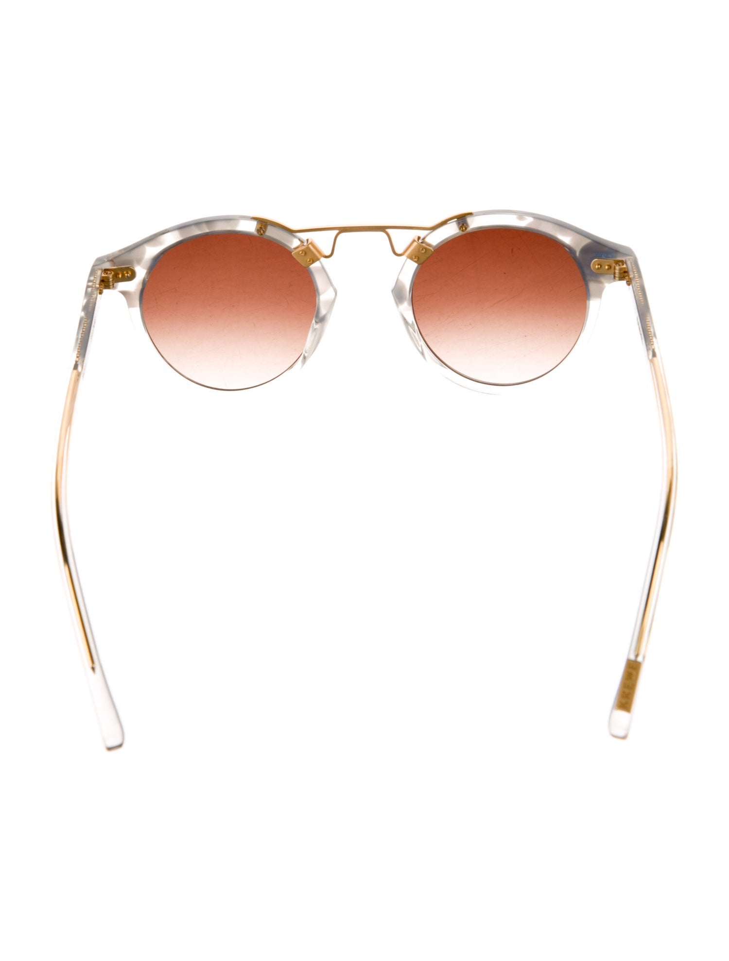 Krewe Round Gradient Sunglasses