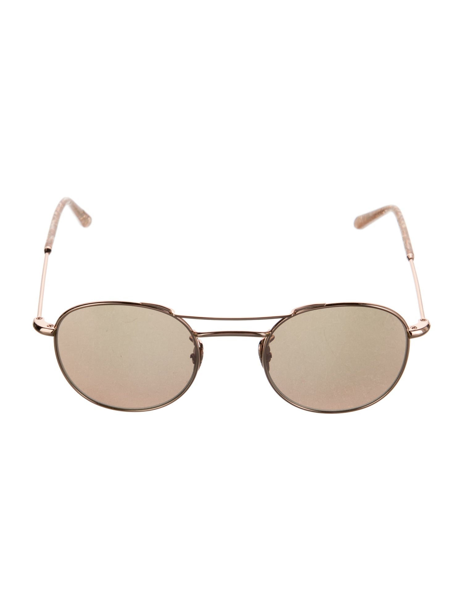 Krewe Round Mirrored Sunglasses