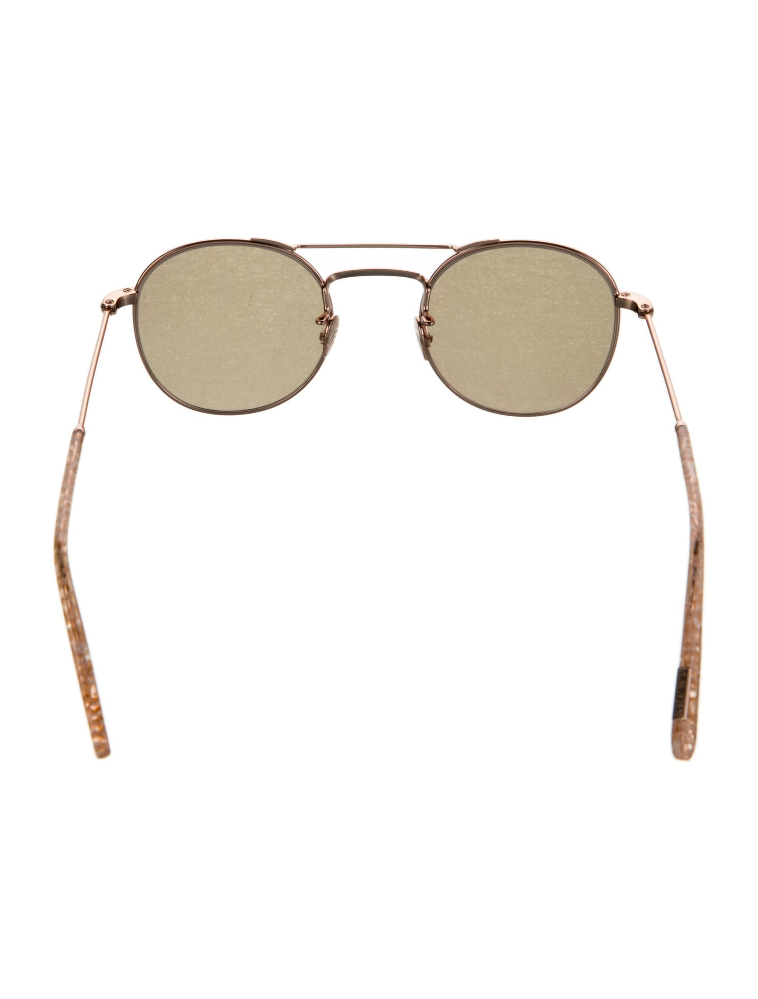 Krewe Round Mirrored Sunglasses
