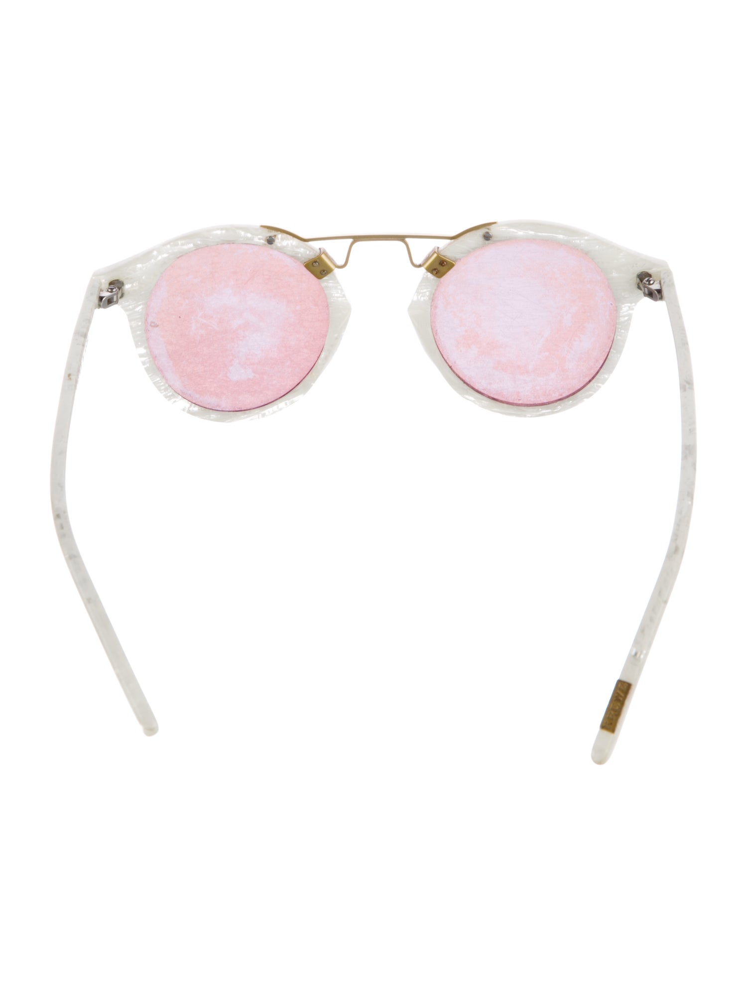 Krewe Aviator Mirrored Sunglasses