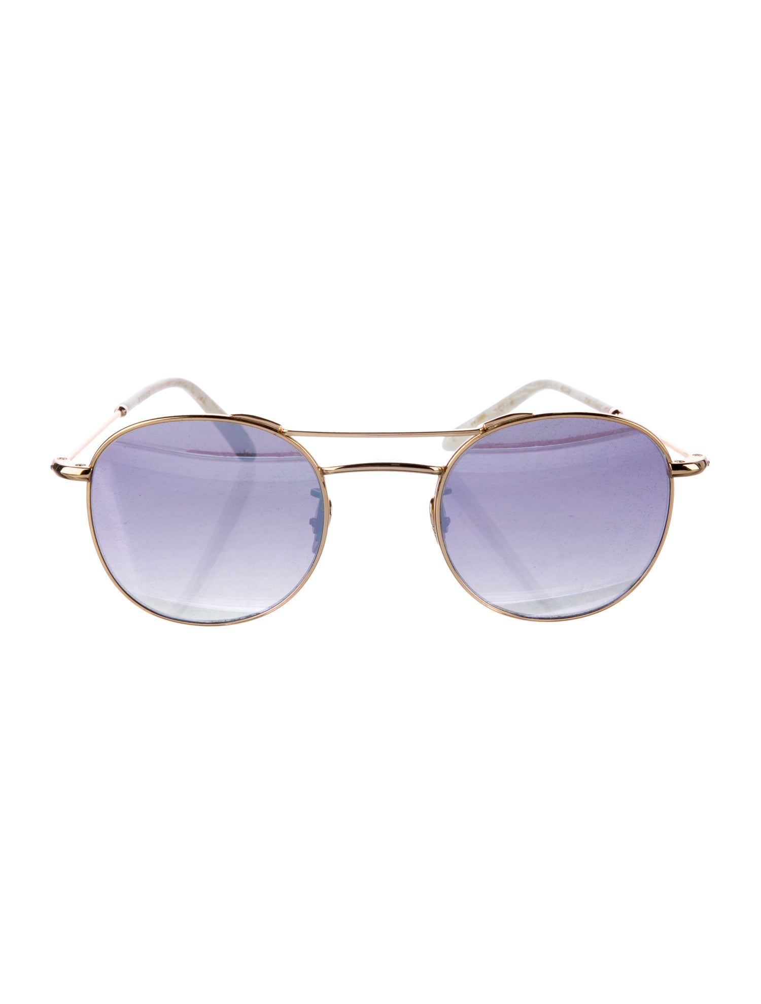 Krewe Round Mirrored Sunglasses
