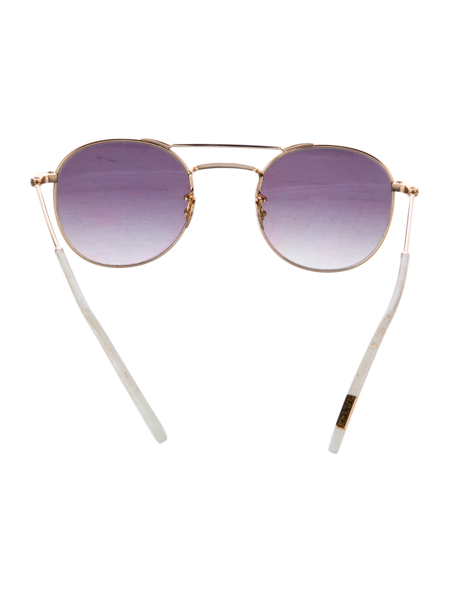 Krewe Round Mirrored Sunglasses