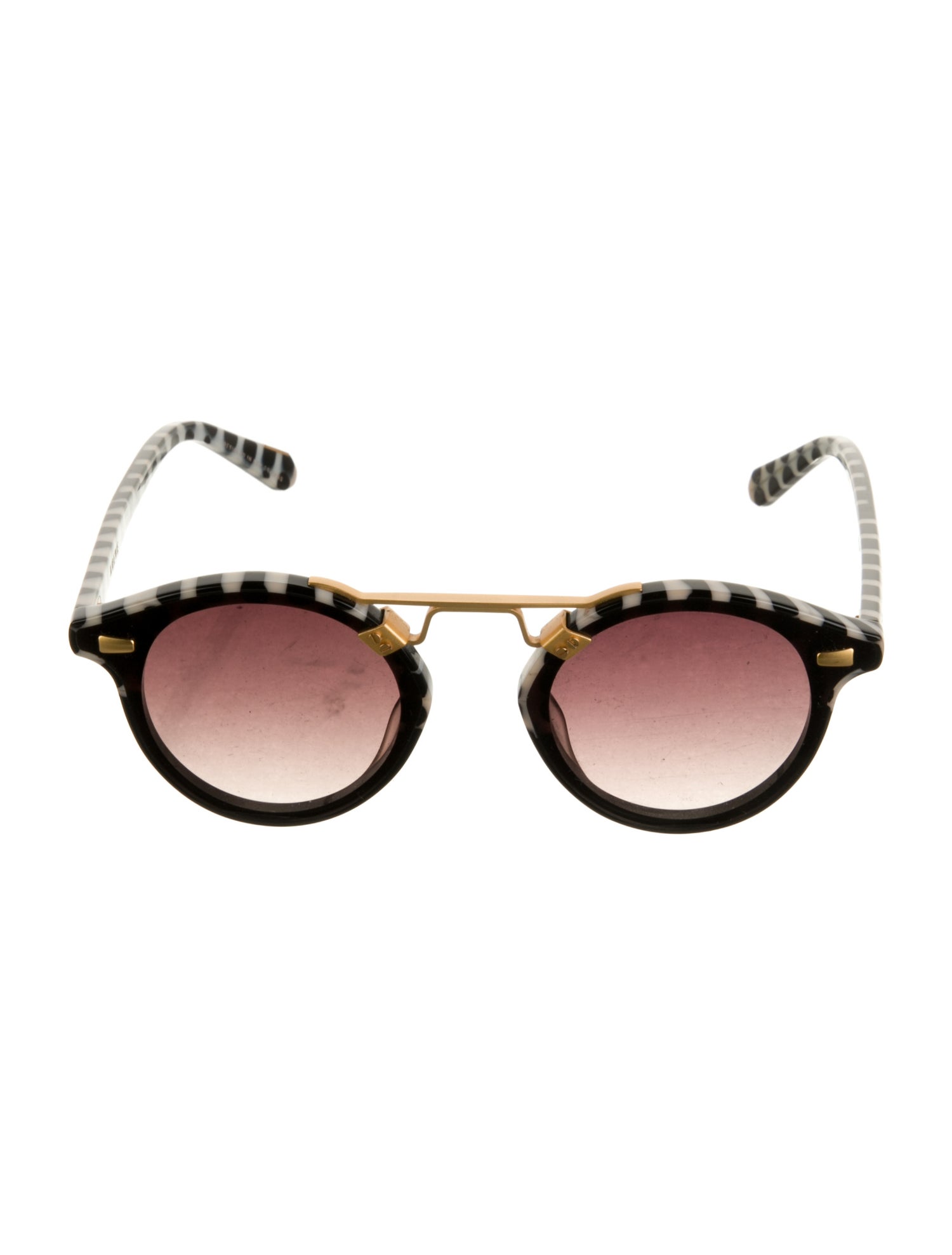 Krewe Round Gradient Sunglasses