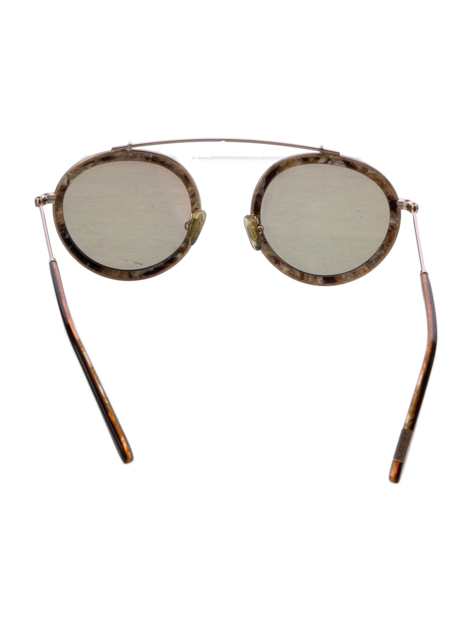 Krewe Round Tinted Sunglasses