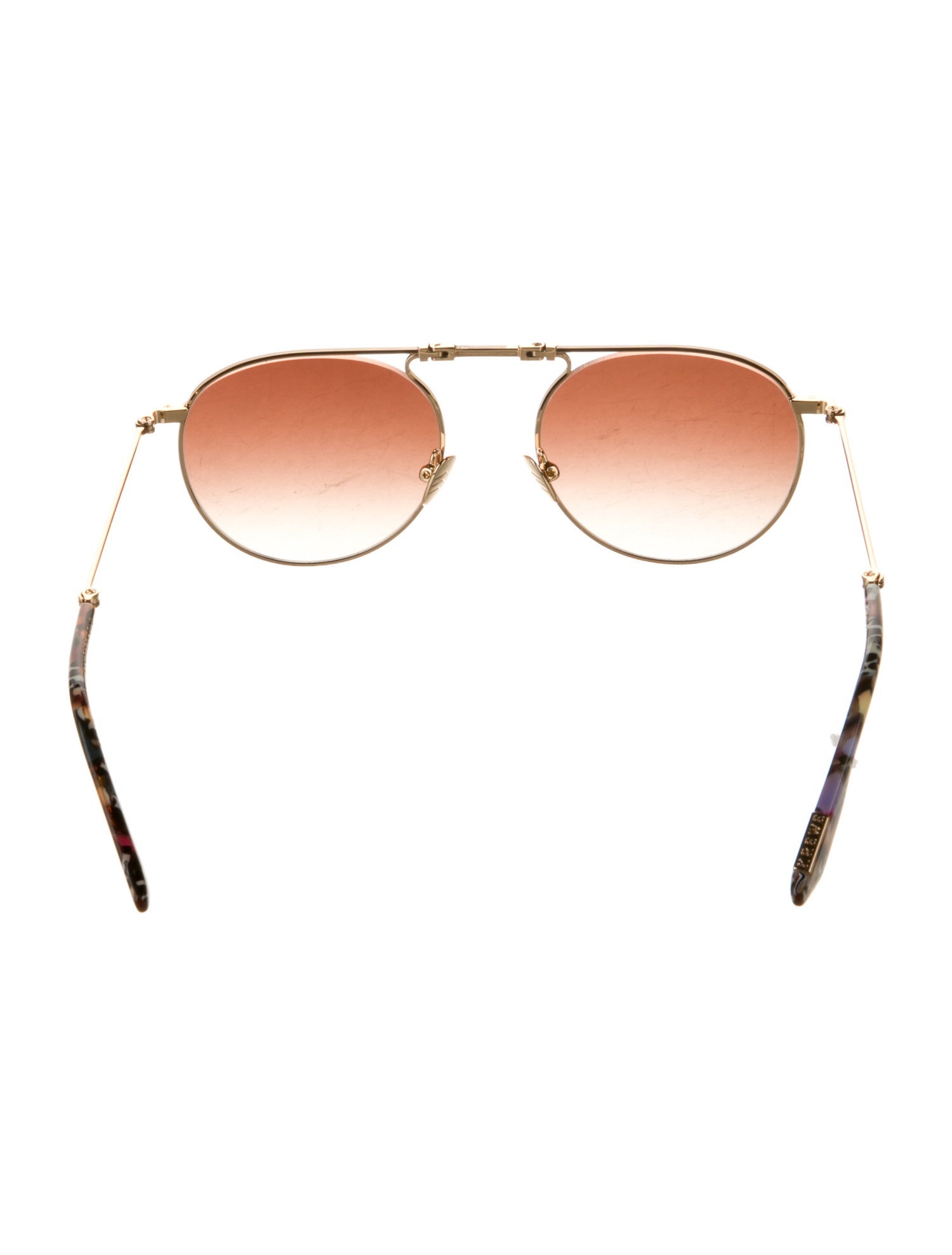 Krewe Aviator Gradient Sunglasses