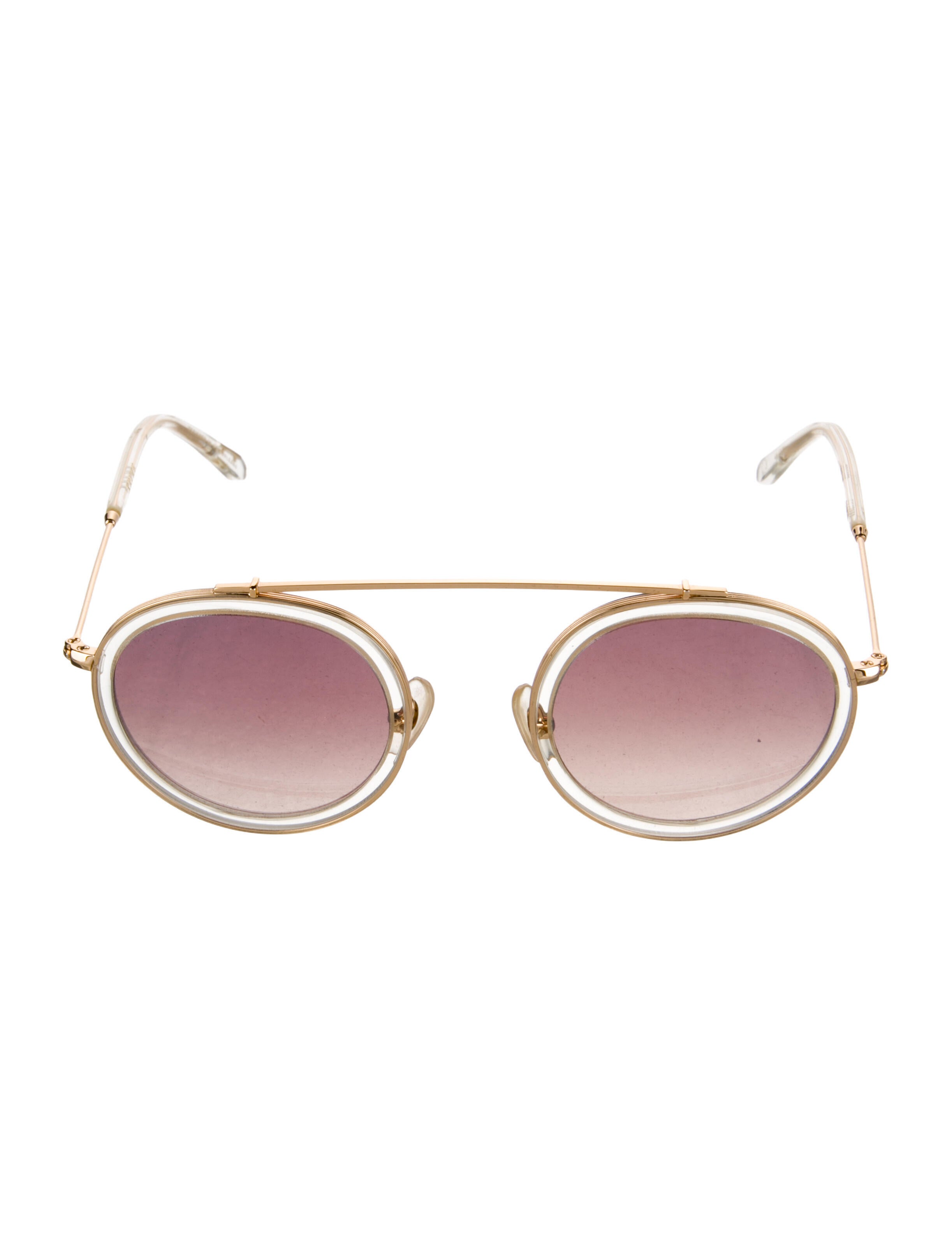 Krewe Round Mirrored Sunglasses