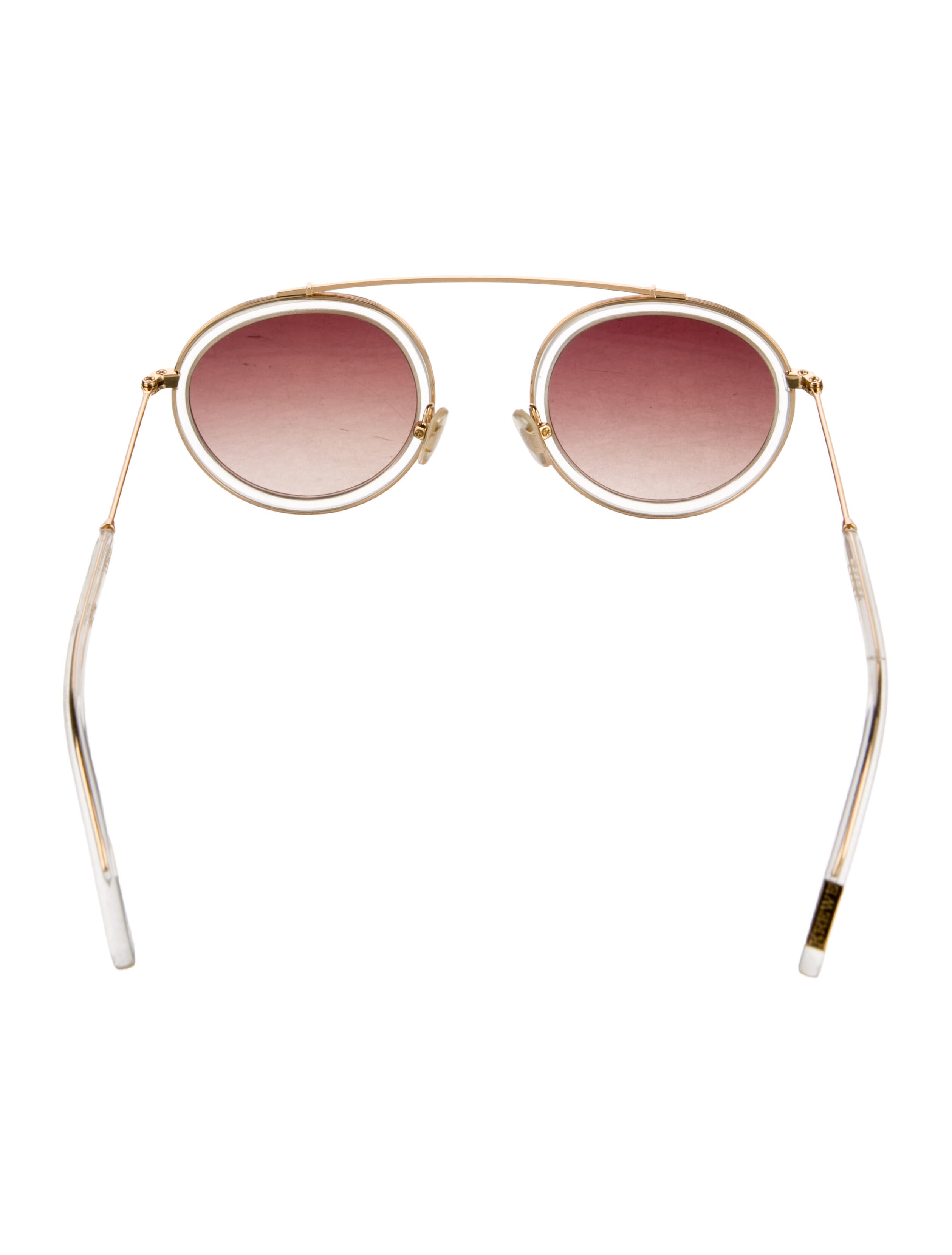 Krewe Round Mirrored Sunglasses