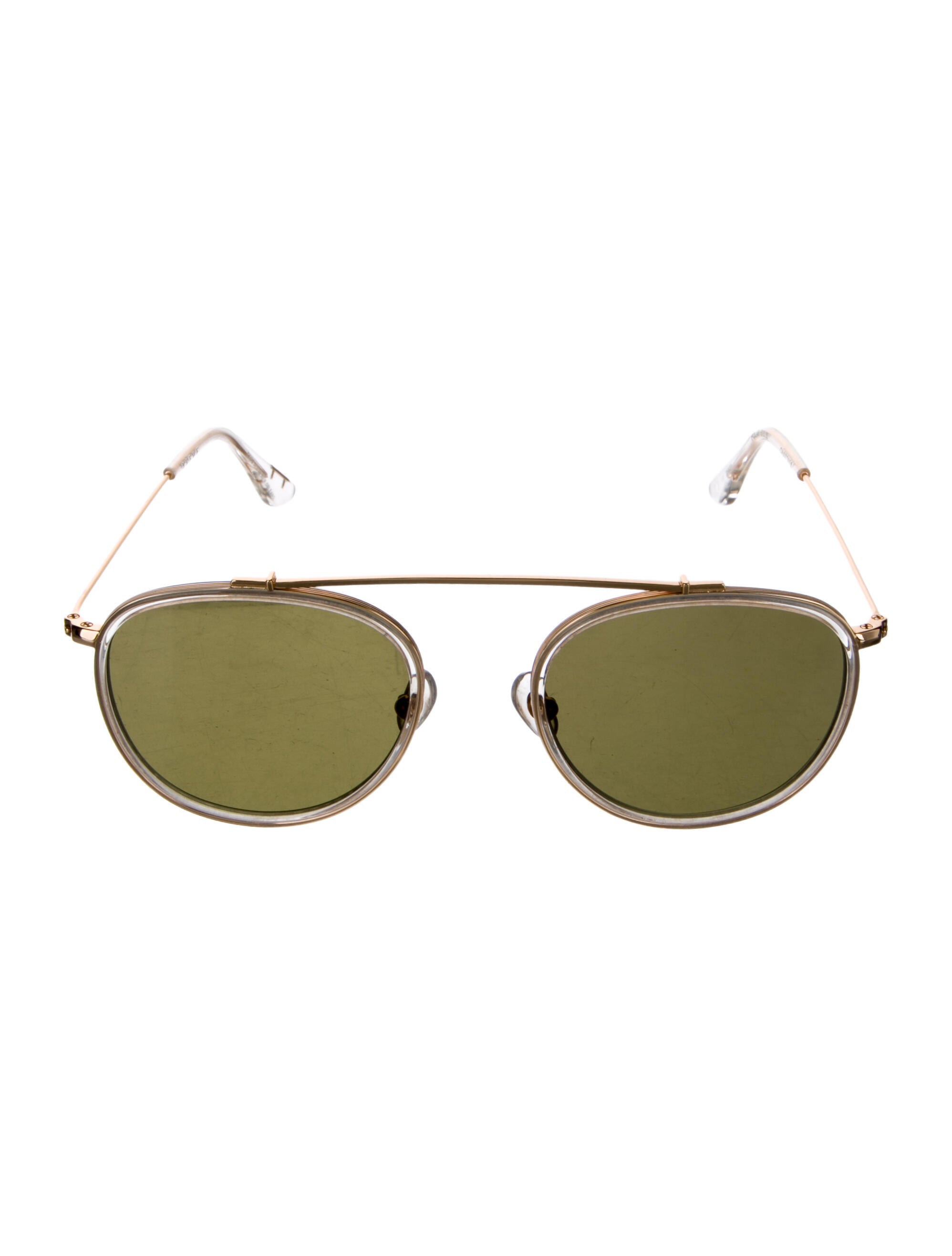 Krewe Aviator Tinted Sunglasses