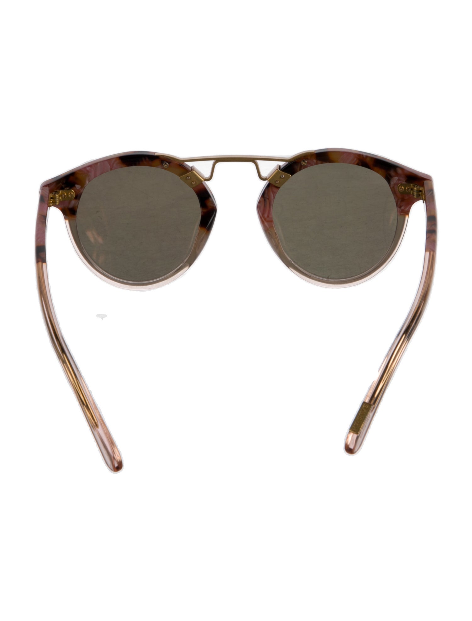 Krewe Round Tinted Sunglasses