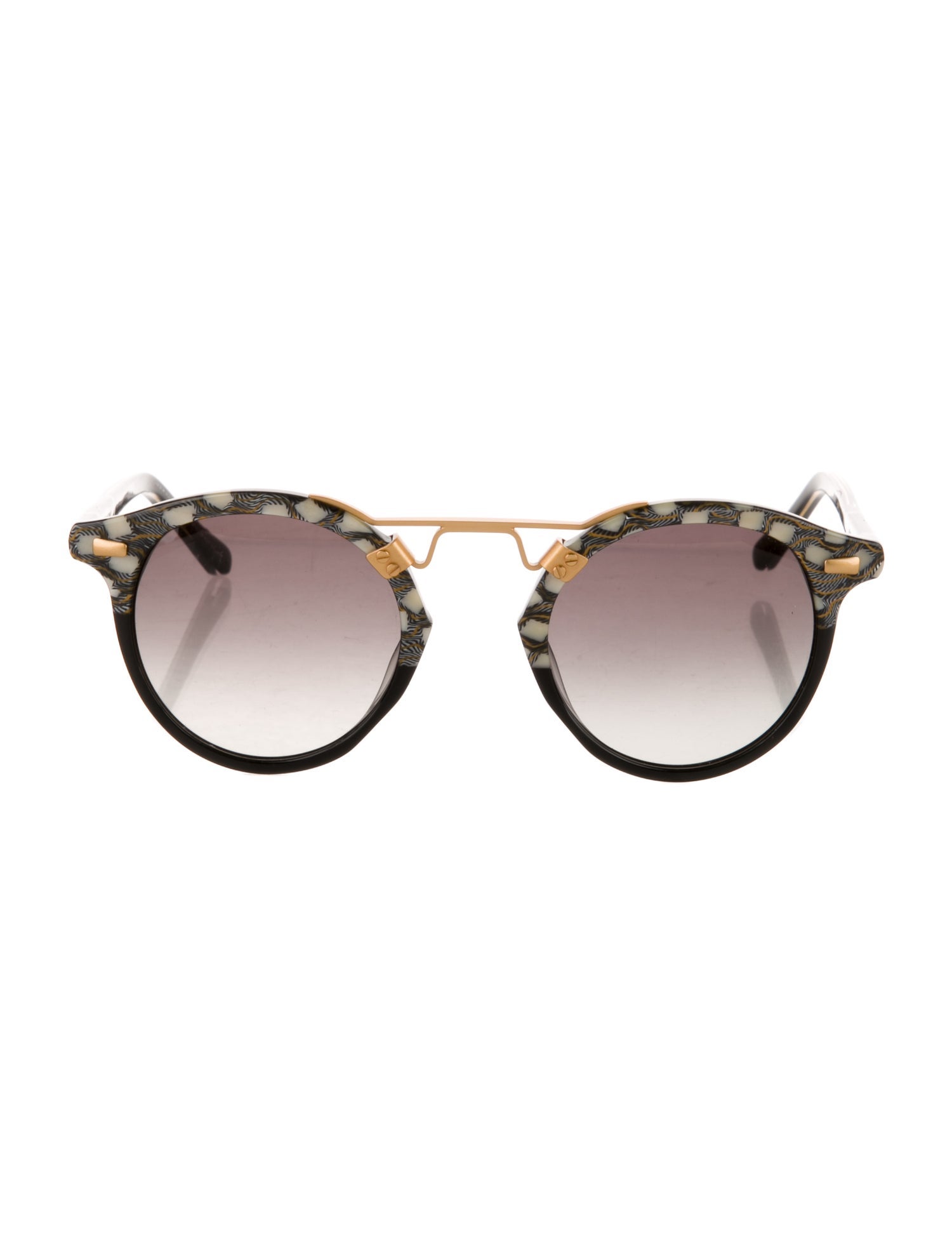 Krewe Round Gradient Sunglasses