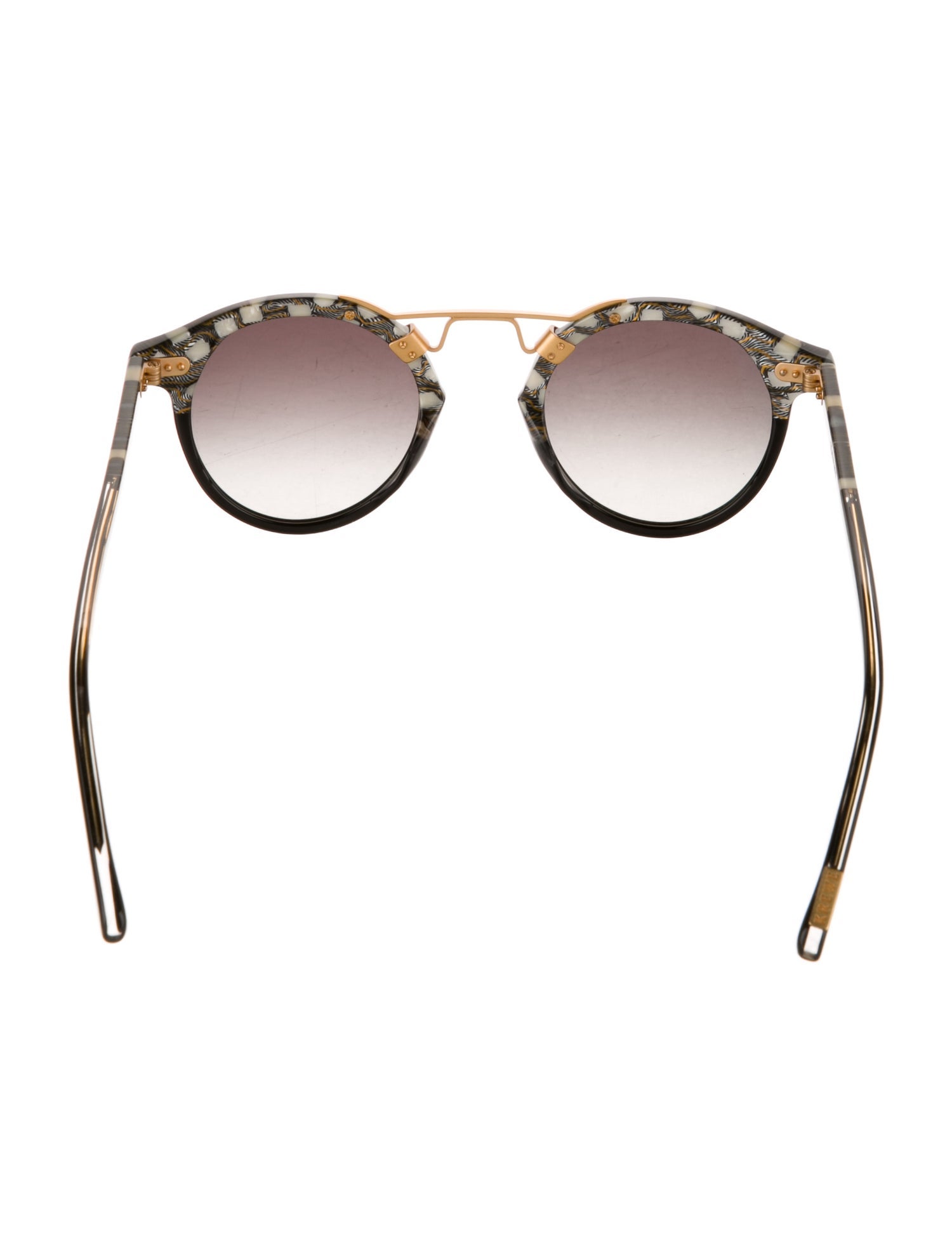 Krewe Round Gradient Sunglasses