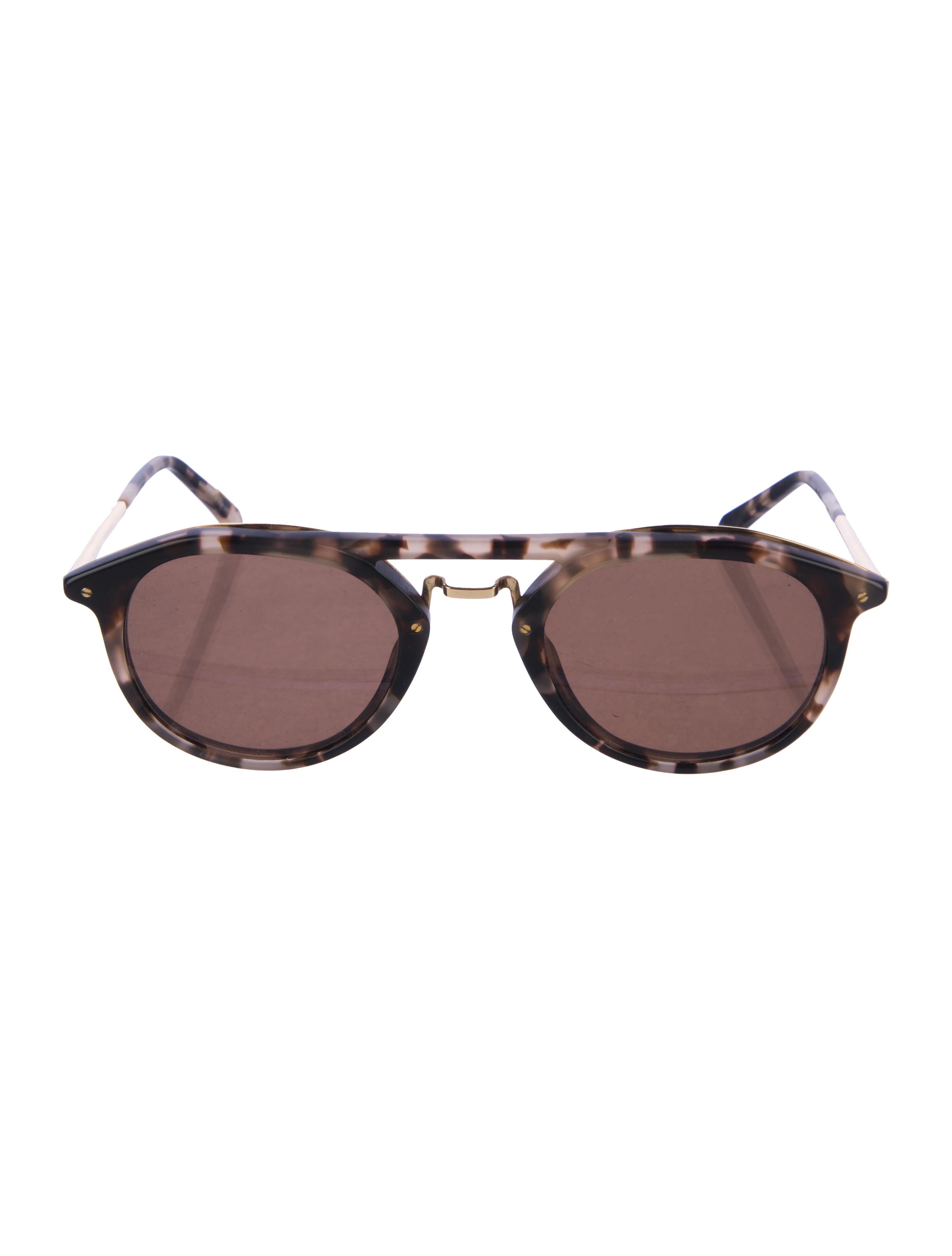 Krewe Aviator Tinted Sunglasses