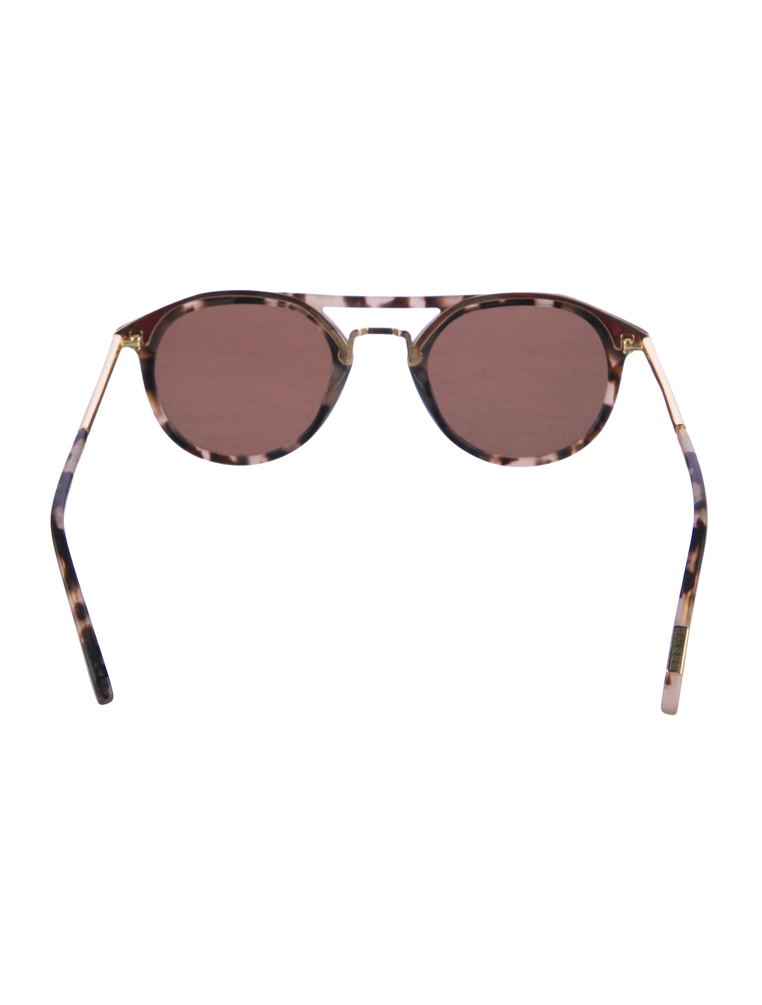 Krewe Aviator Tinted Sunglasses
