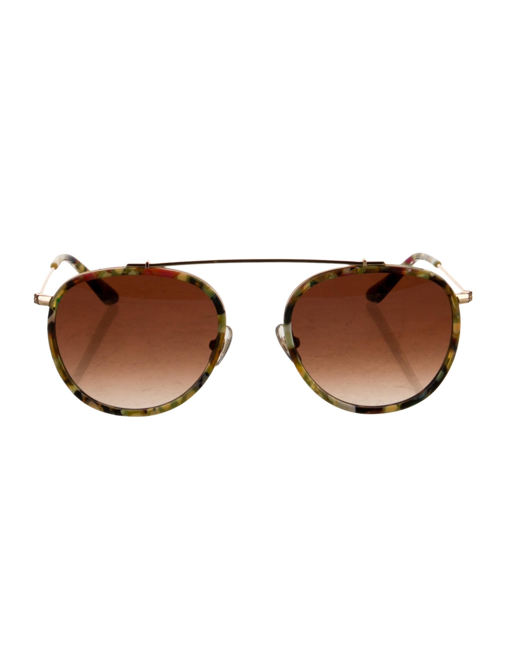 Krewe Aviator Gradient Sunglasses